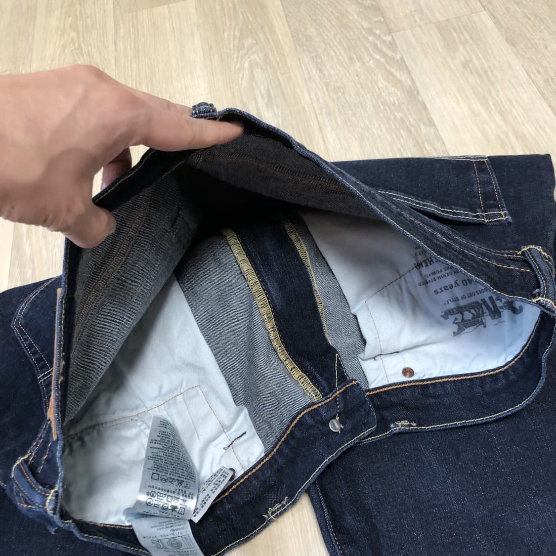 (36) 리바이스 Levi's 502 테이퍼드핏 중청 데님 상품이미지5
