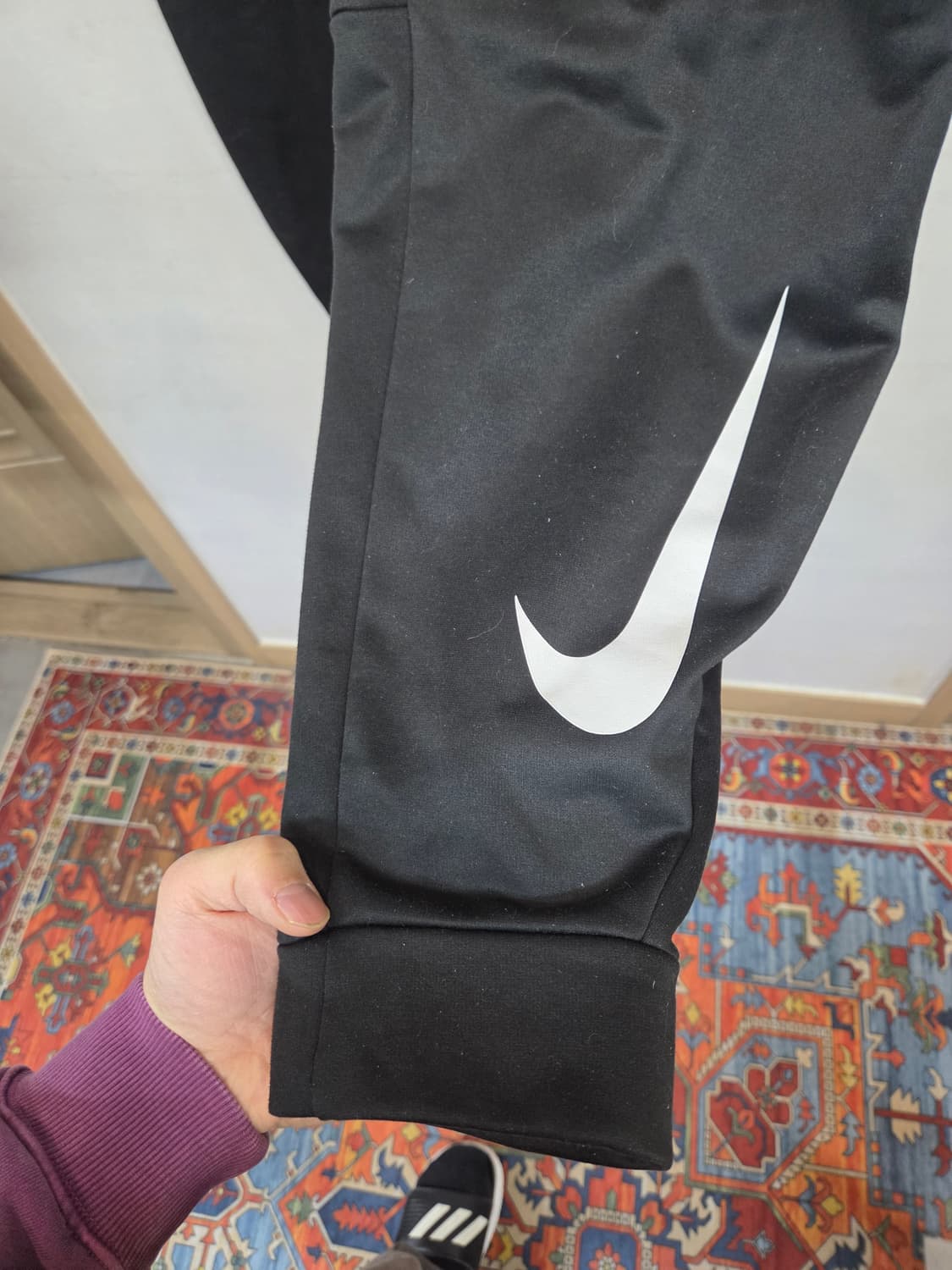 나이키 드라이핏 스우시 안감플리스 조거팬츠 xxl 상품이미지3
