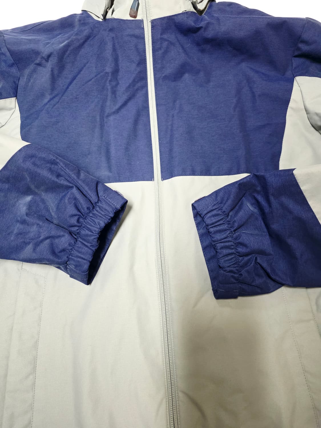 [노스페이스] 고프코어 정석 그레이 블루 배색 고어텍스 바람막이 XL  상품이미지4