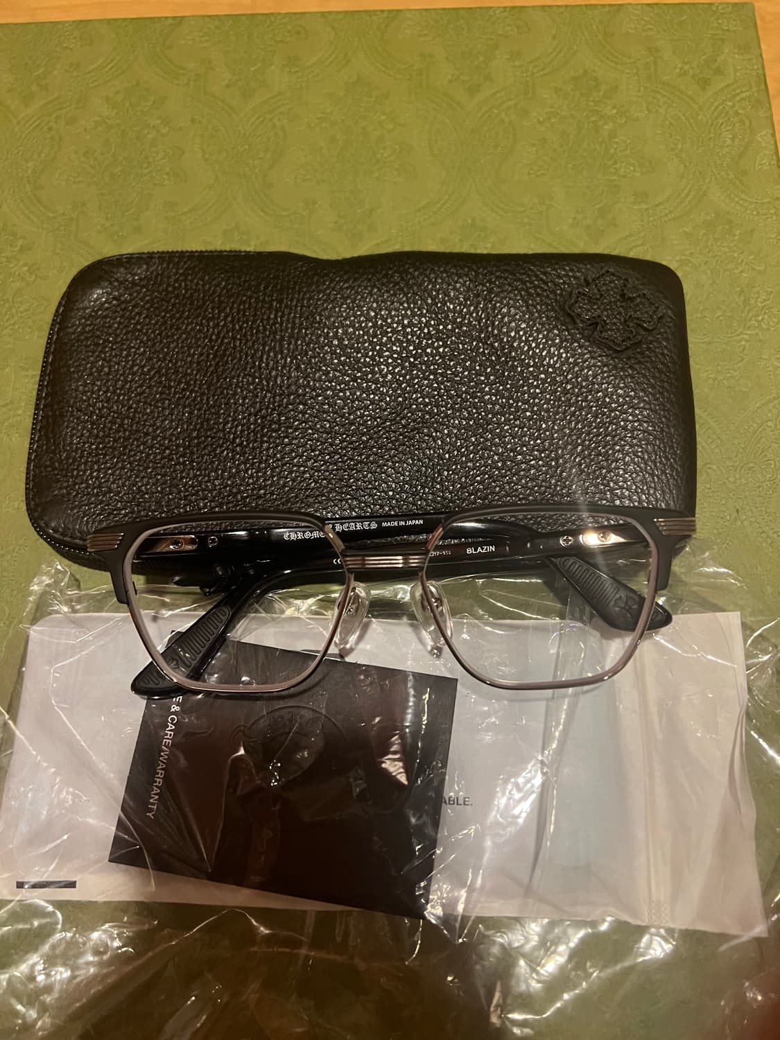 크롬하츠 블라진 블랙 실버 안경 상품이미지1