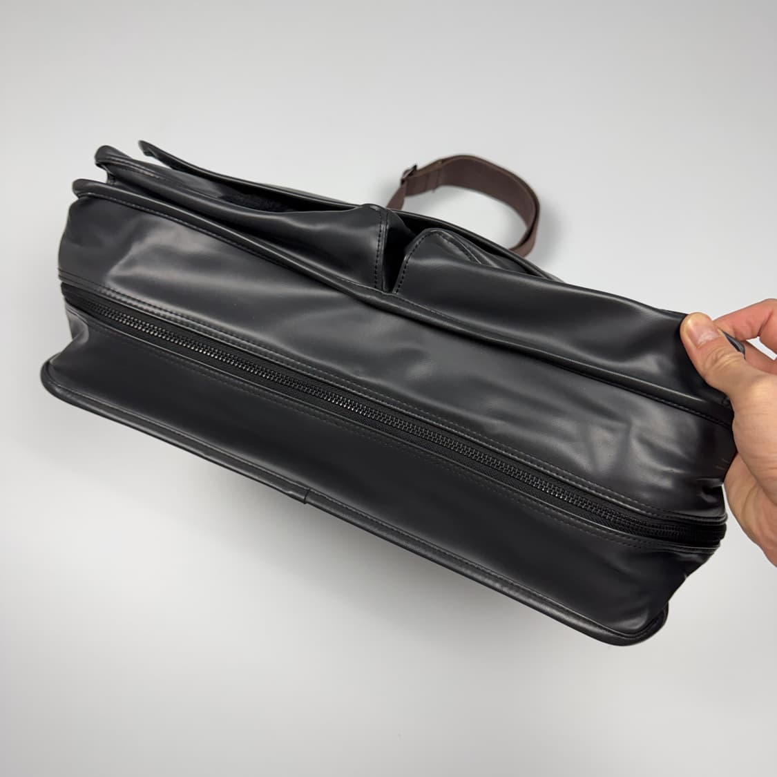 요시다포터 러기지라벨 라이너 메신저 숄더백 블랙 상품이미지5