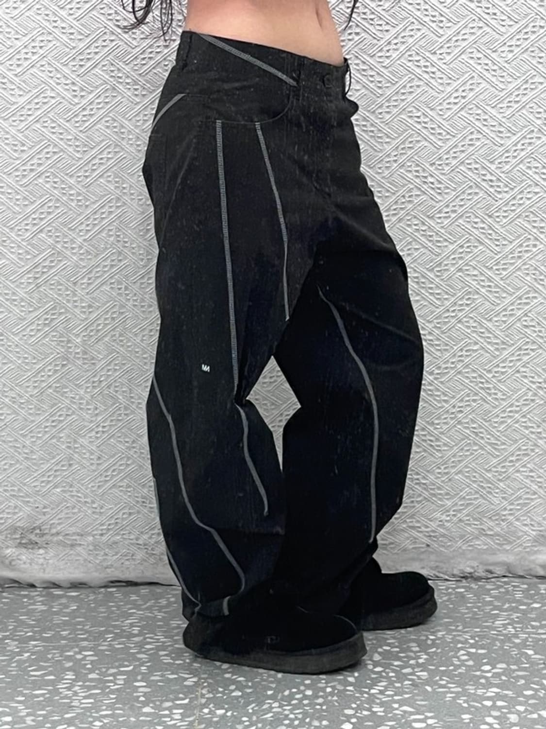 노메뉴얼 스트릿 힙합 스티치 디테일 바지 M C07427 상품이미지1