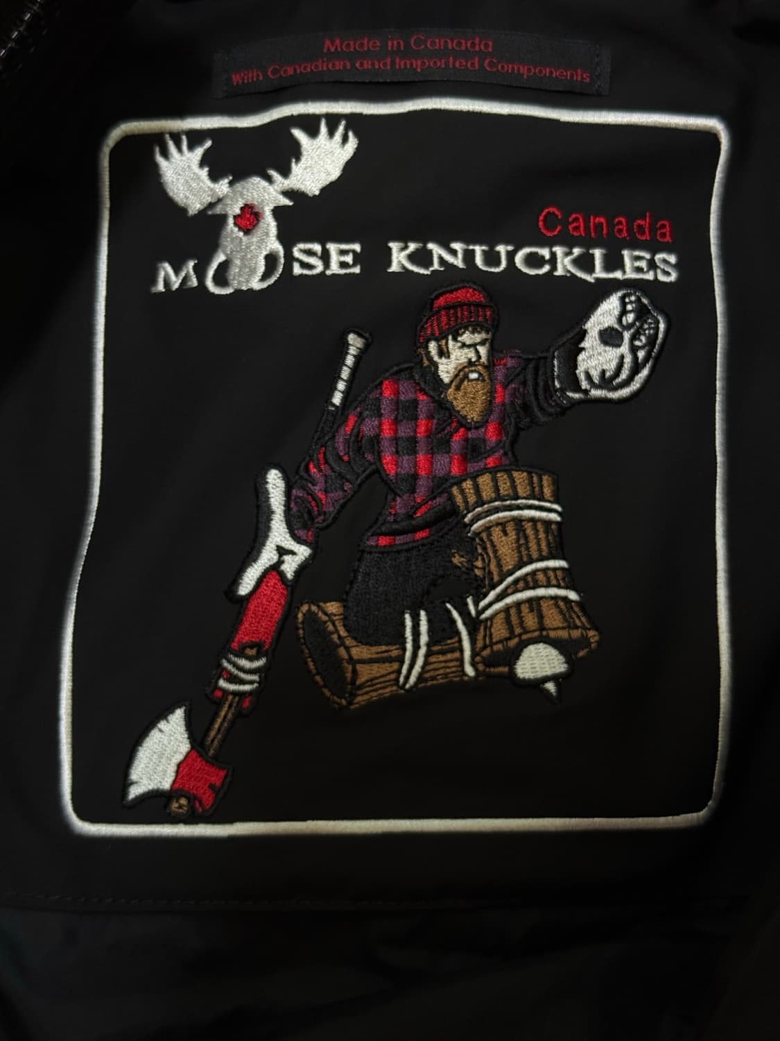 무스너클 빅 릿지 폭스 퍼 후드 패딩 L 상품이미지5