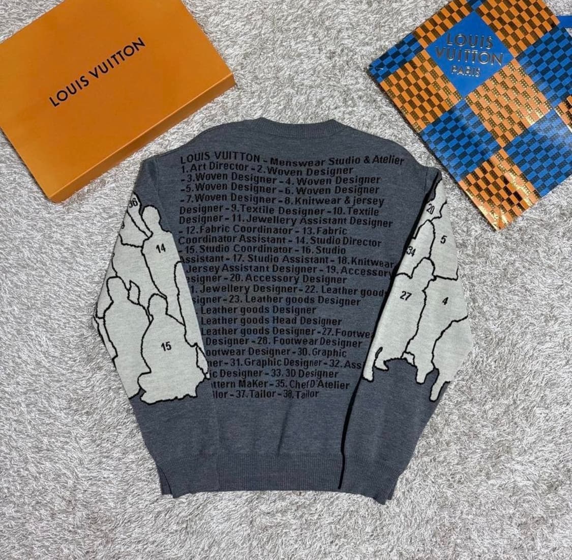 루이비통 버질아블로 스튜디오 자카드 니트 상품이미지3