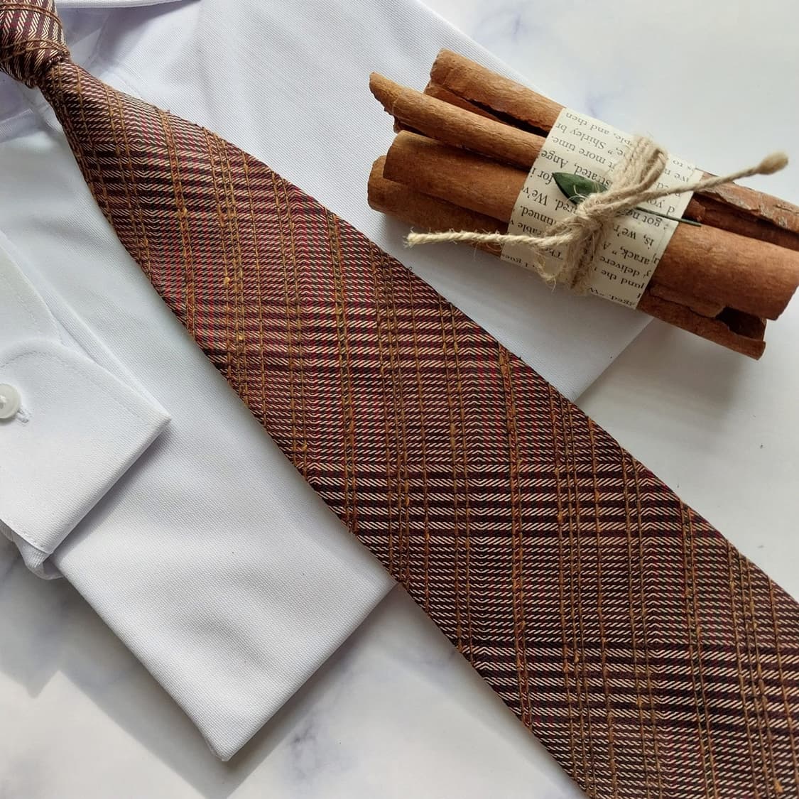 HUGO BOSS 휴고 보스 넥타이 브라운 K2237 새제품 상품이미지4