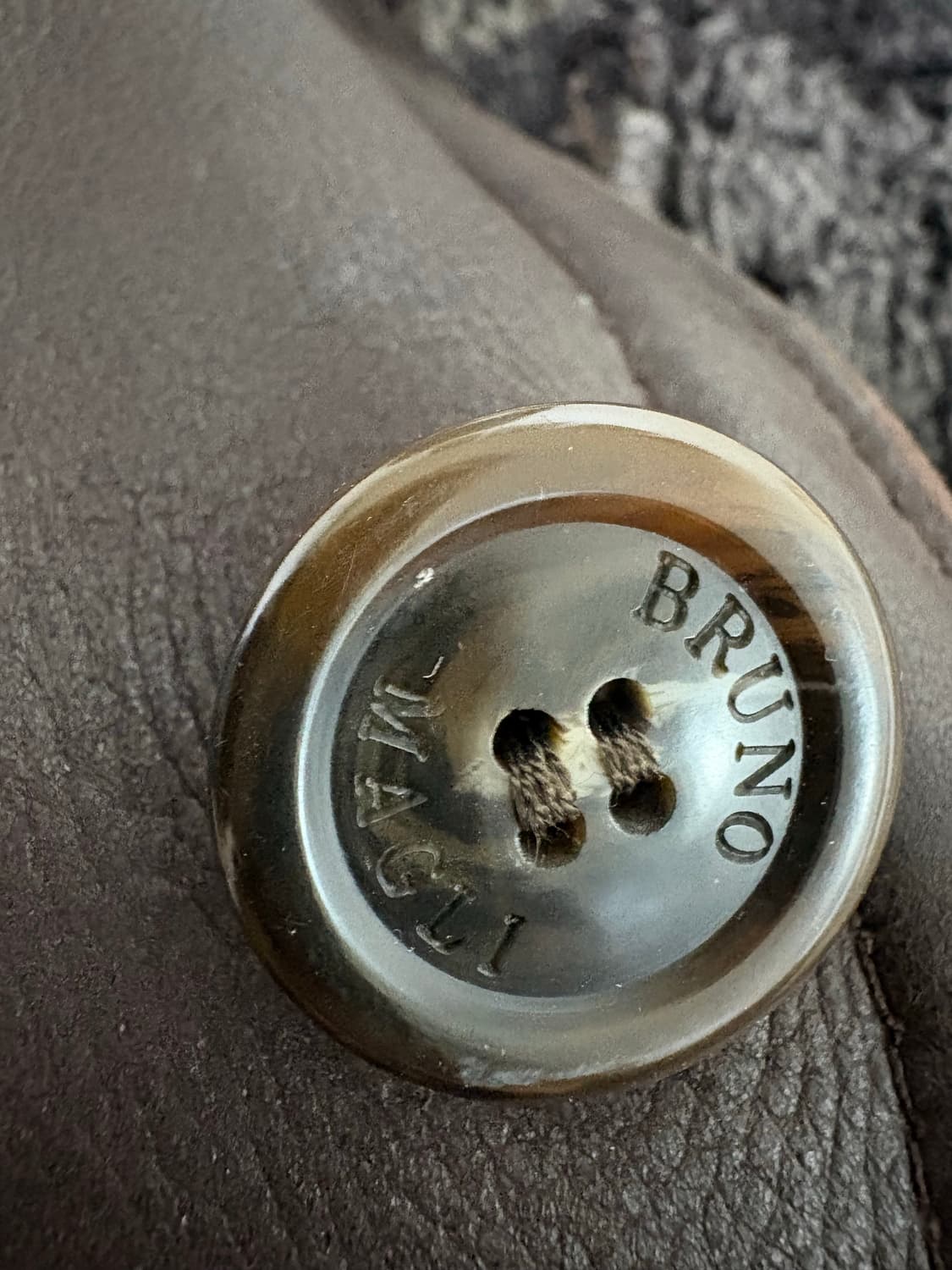 🇮🇹 명품 Bruno Magli✨ 남성 무스탕 코트 🧥 사이즈 10 상품이미지5