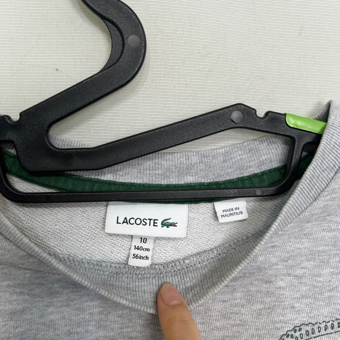 라코스테 키즈 맨투맨 티셔츠 140  상품이미지2