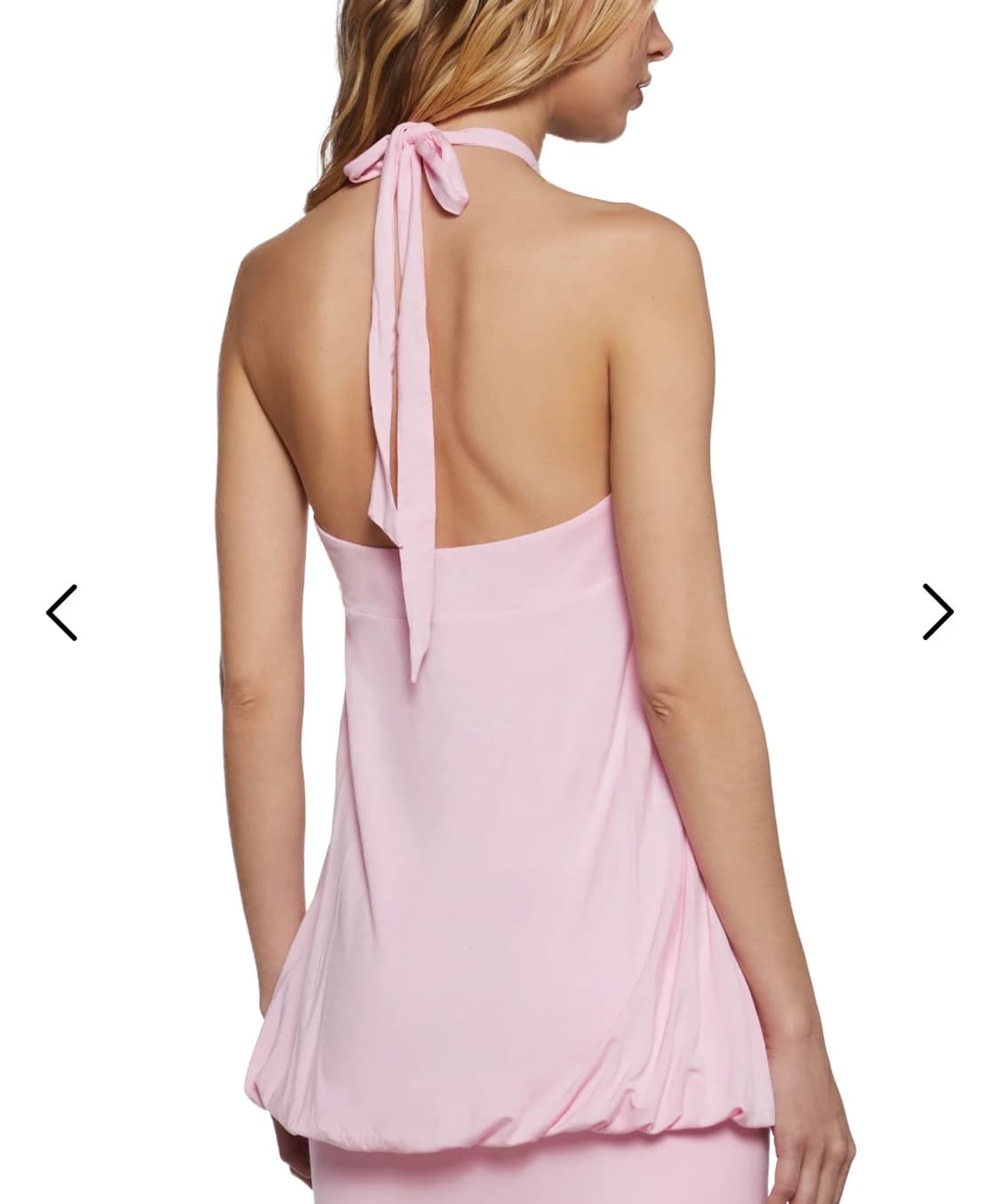 Y2k bubble mini dress pink  상품이미지5