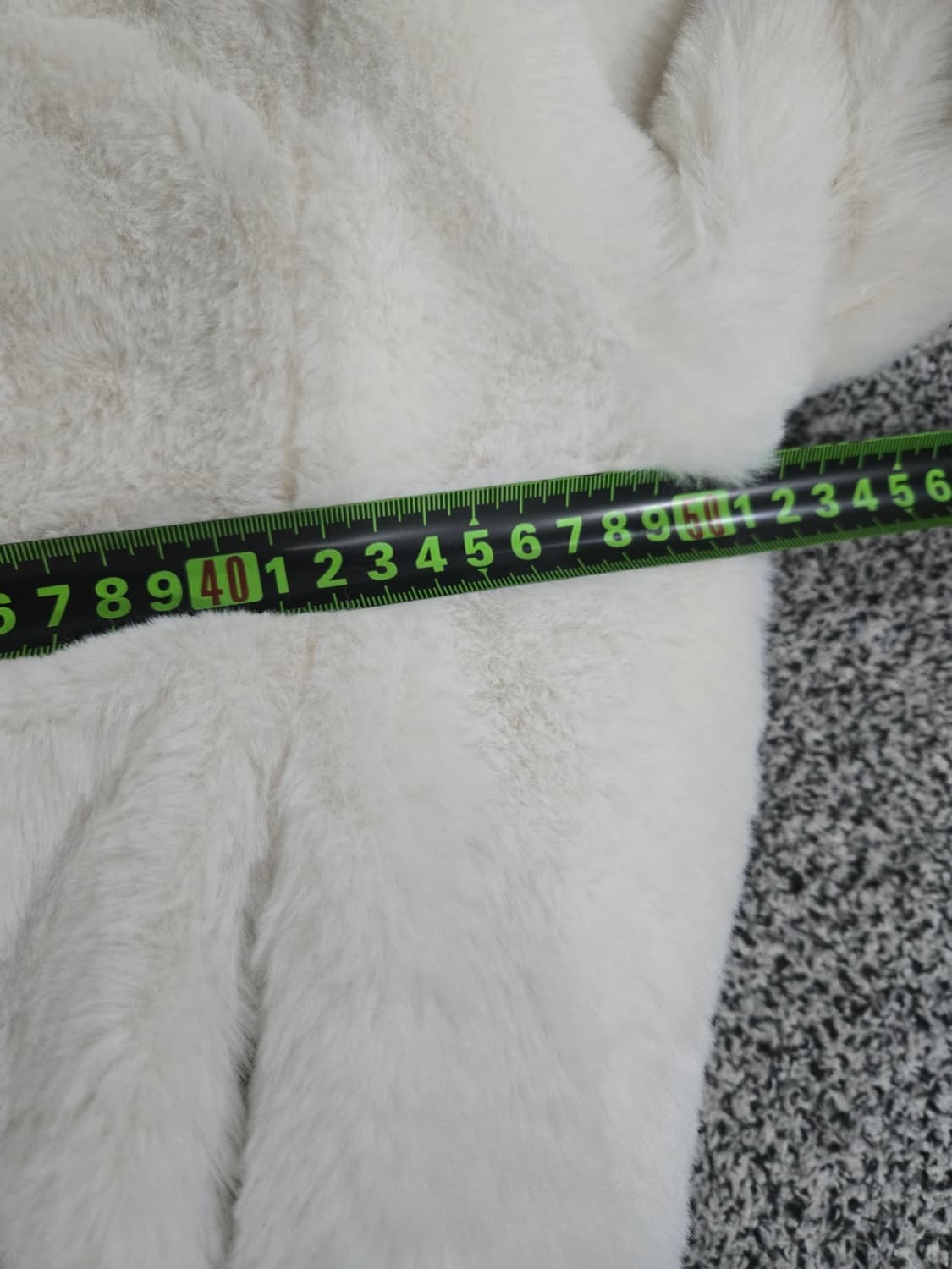 여성 화이트 후드 퍼자켓 상품이미지7