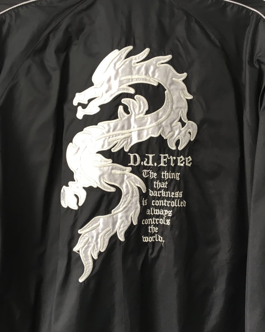 Dragon printing high neck windbreaker 상품이미지4