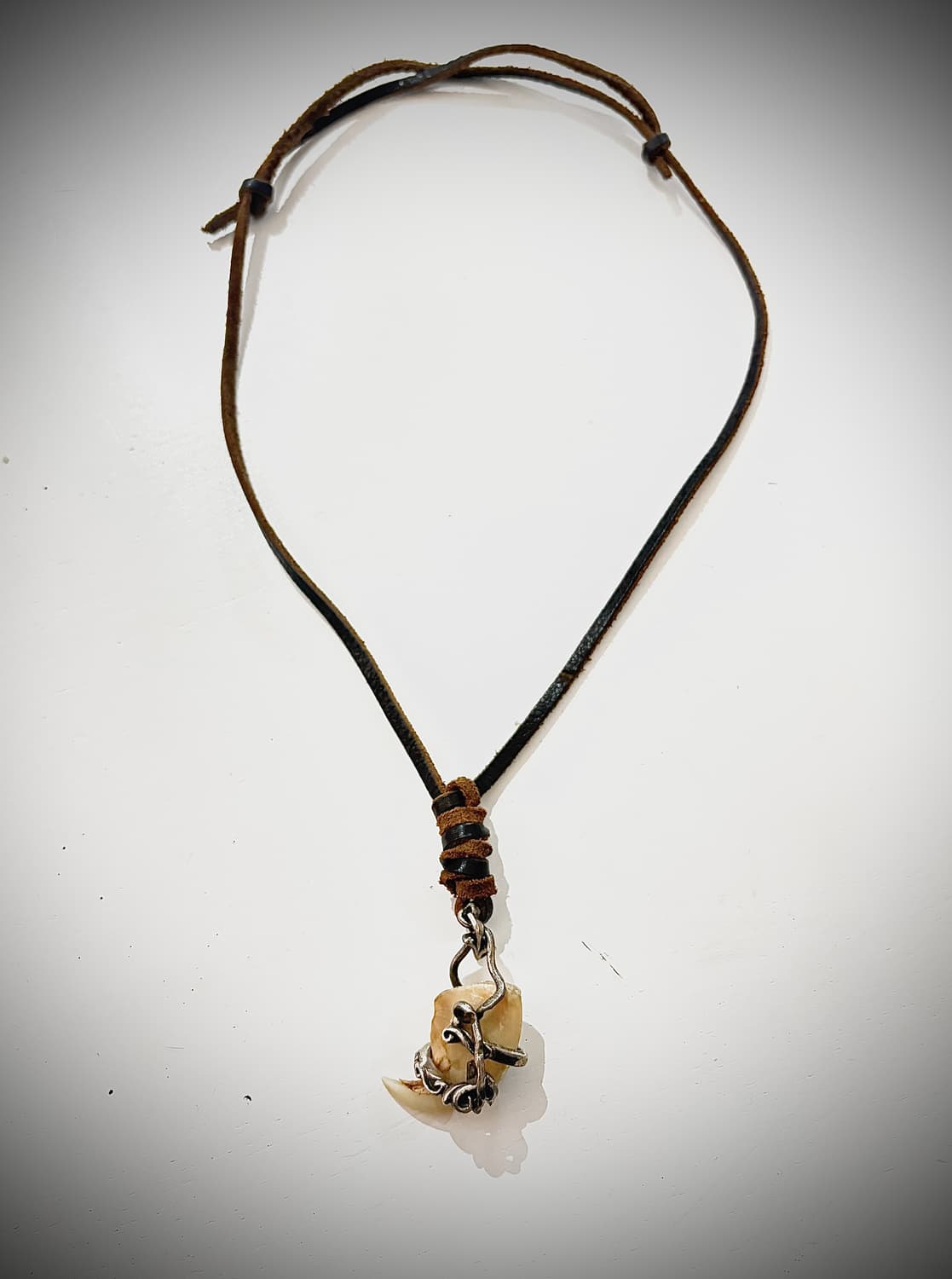 TTF✳️리얼 재규어 발톱 실버 핸드메이드 목걸이 상품이미지7