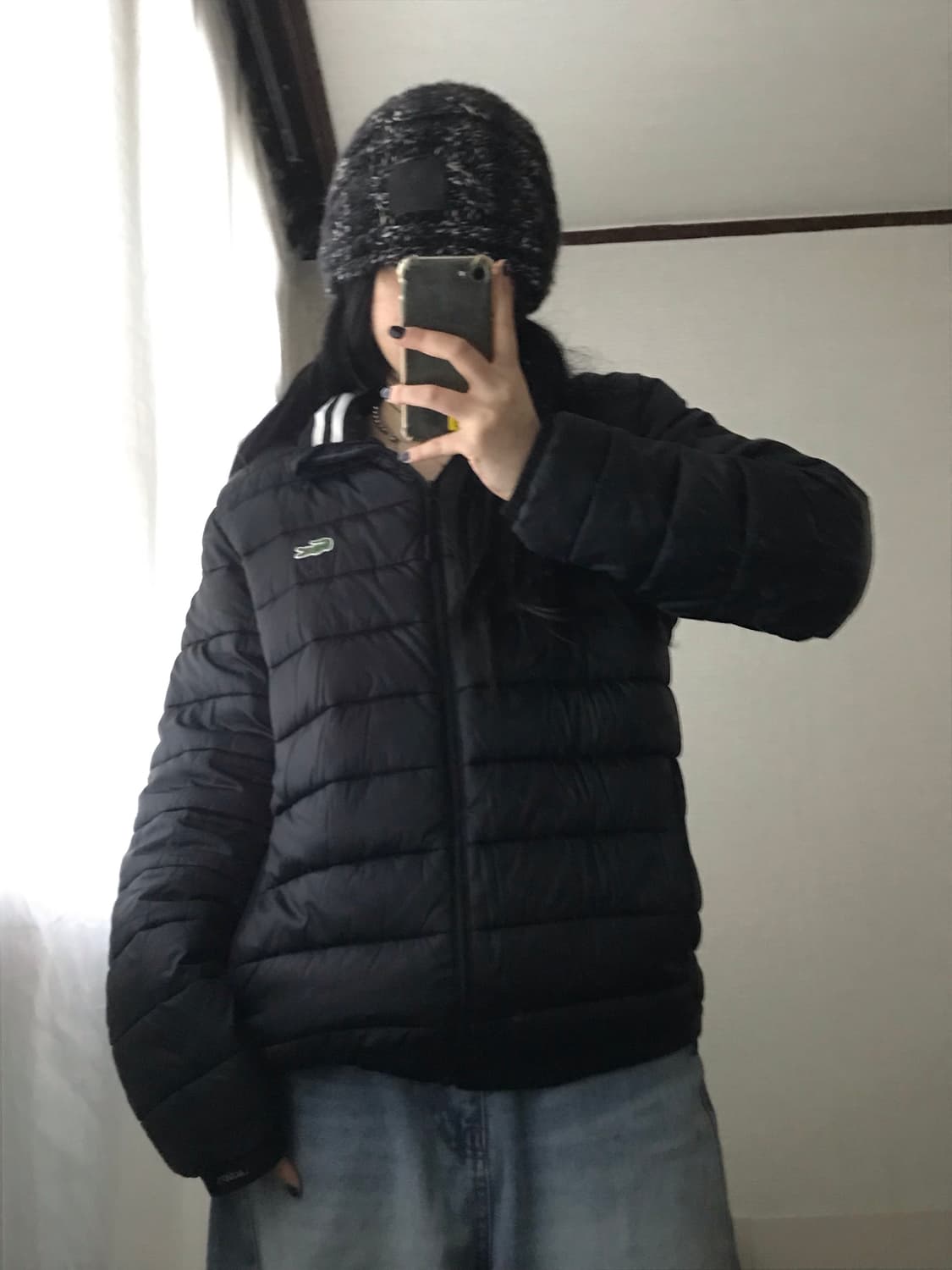 라코스테 블랙 경량패딩 상품이미지7