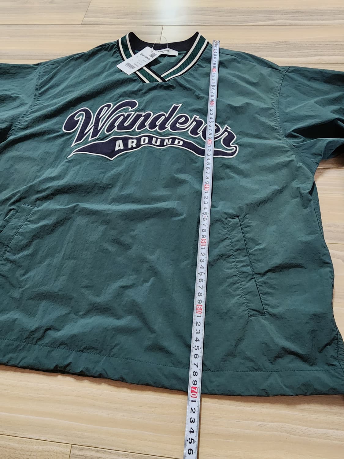 에잇세컨즈바람막이우븐브이넥풀오버xl 상품이미지8