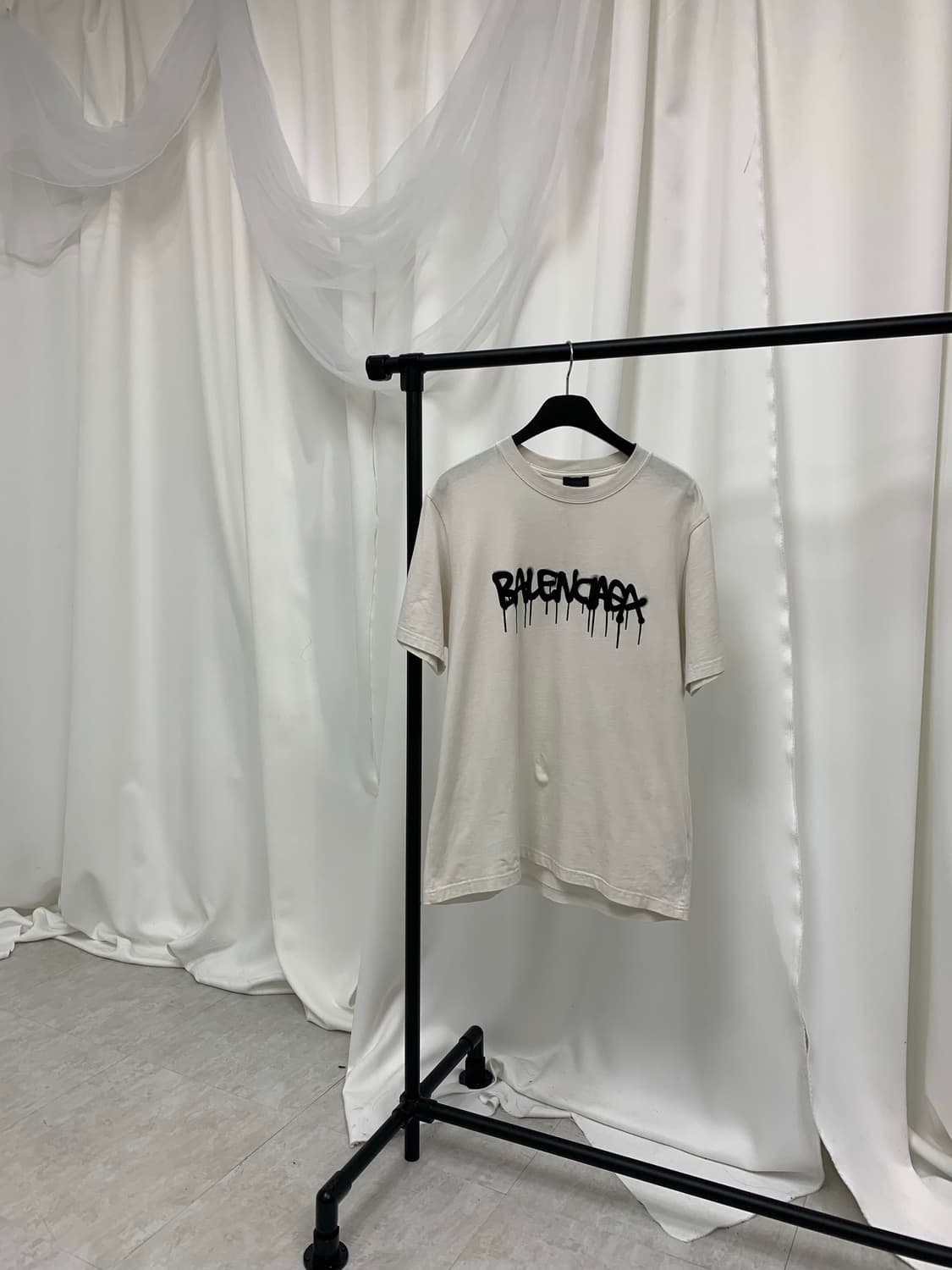 Balenciaga logo short-sleeve T-shir 상품이미지1