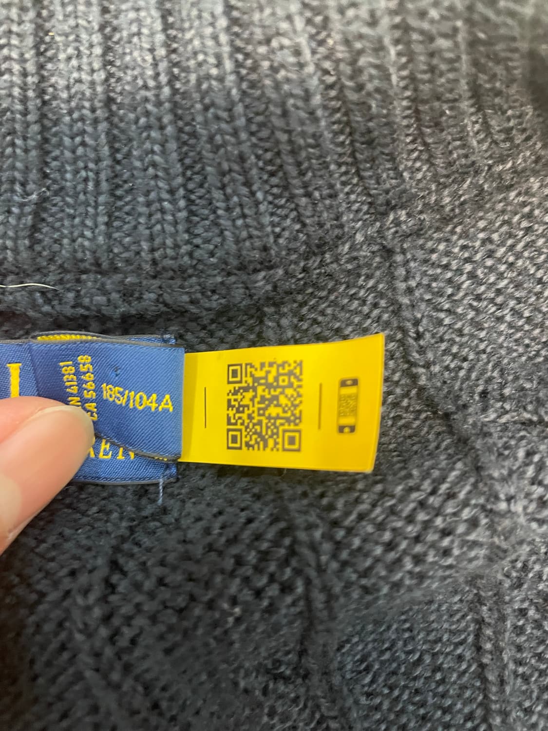 폴로 랄프로렌 니트 풀집업 상품이미지2