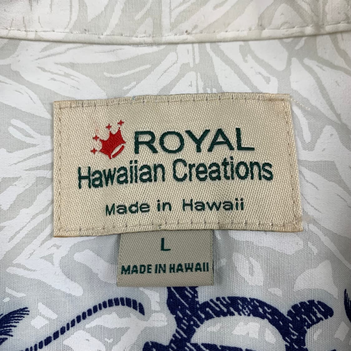 로얄 하와이안 크리에이션스 하와이안 셔츠 made in Hawaii US 상품이미지4