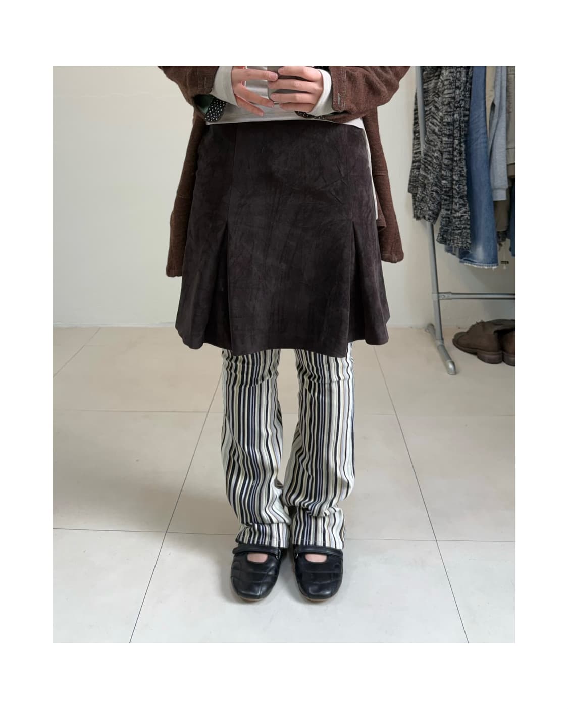 빈티지 미디 스커트 상품이미지1