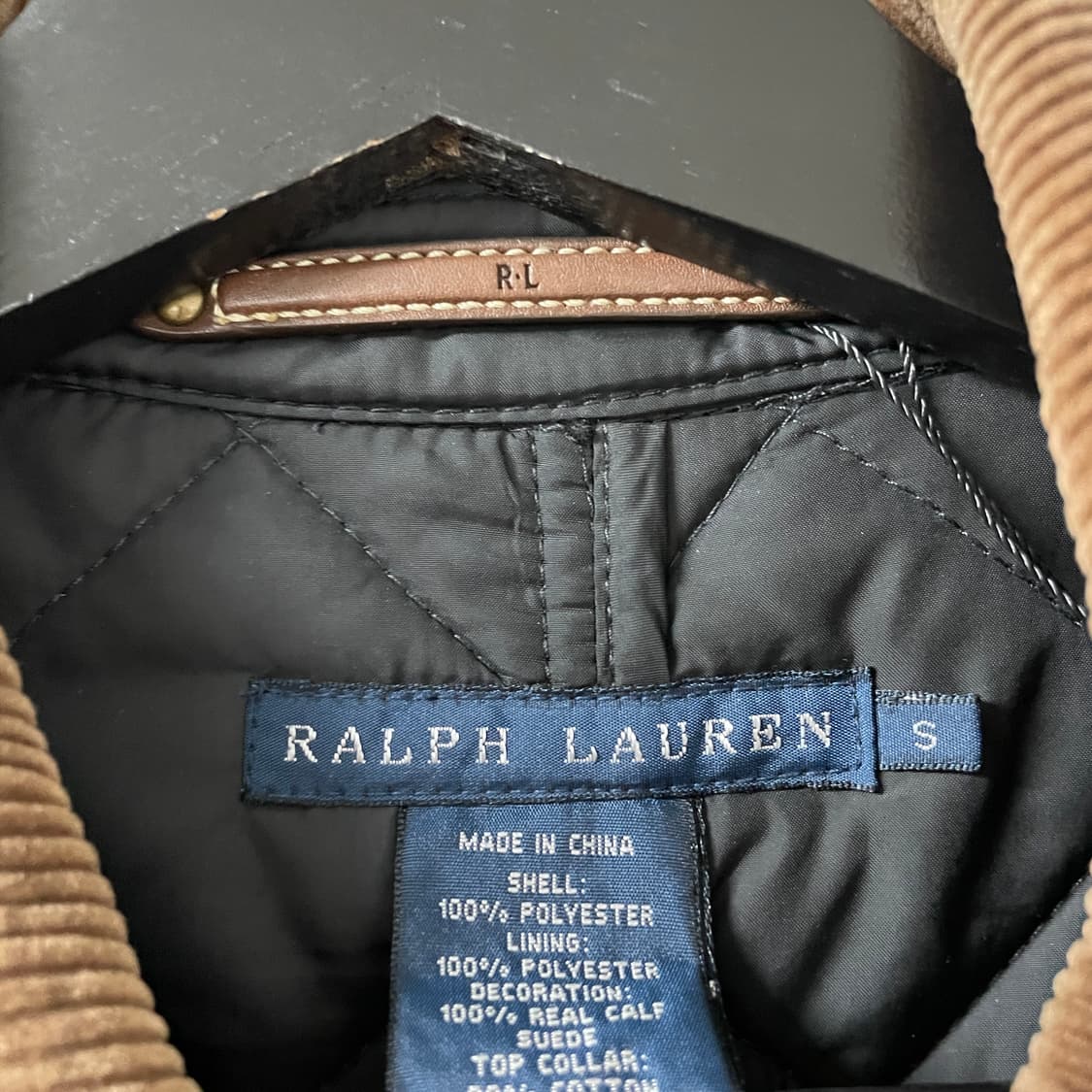 폴로 랄프로렌 블랙 롱 퀄팅 자켓 S(W) 상품이미지4