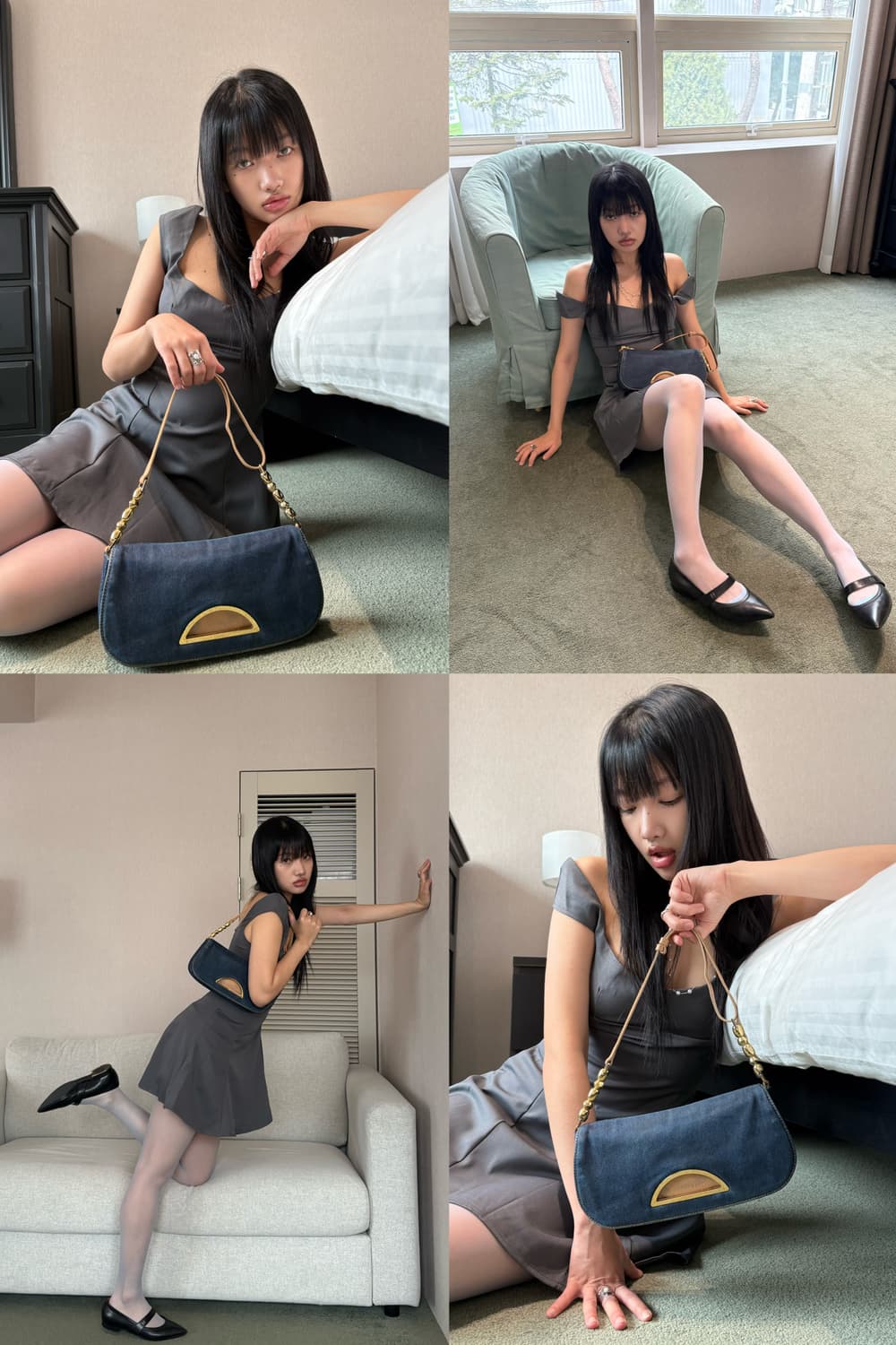 디올 데님 마리스 숄더백 상품이미지2