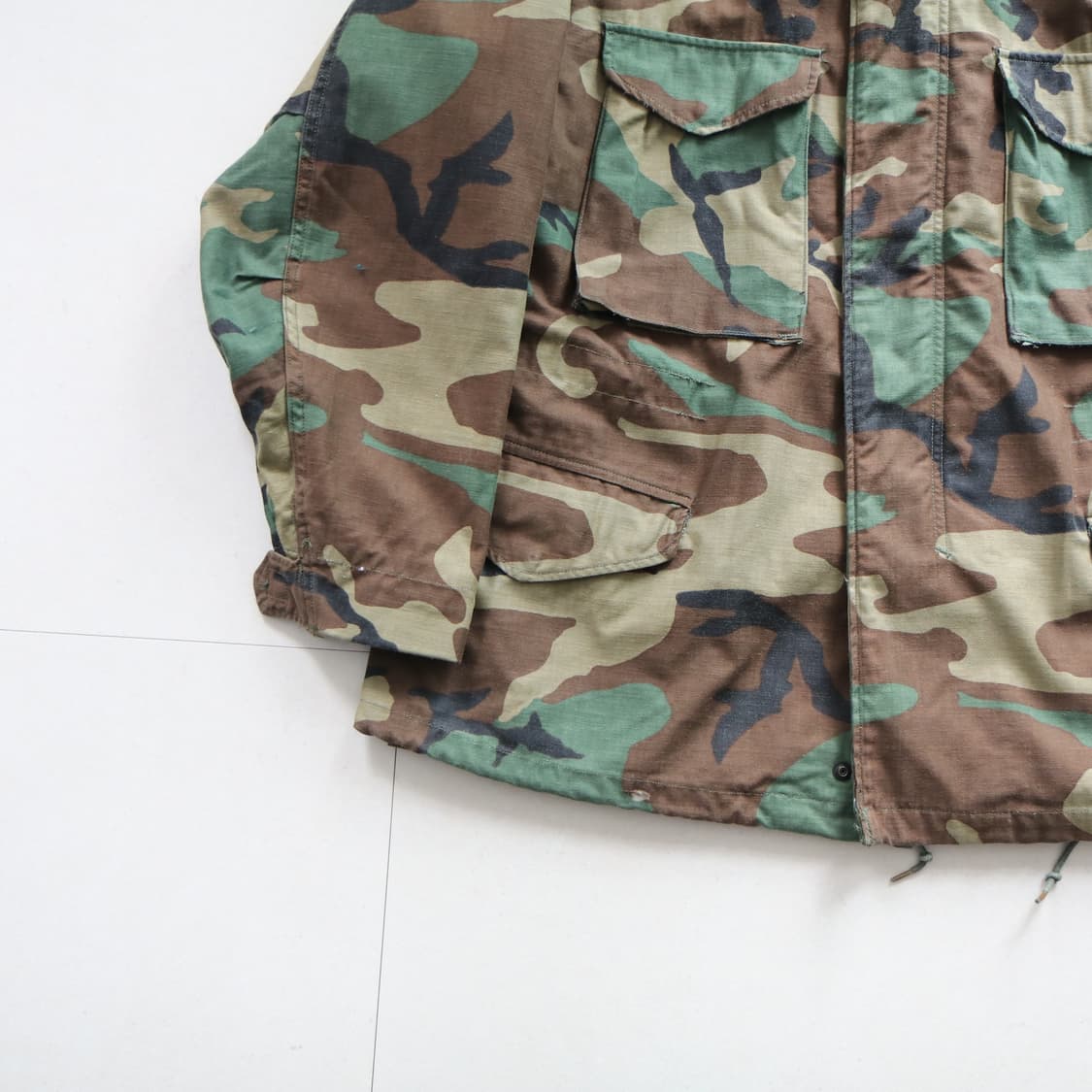 80s 미군 오리지널 우드랜드 M65 필드자켓 (M-S) 상품이미지4