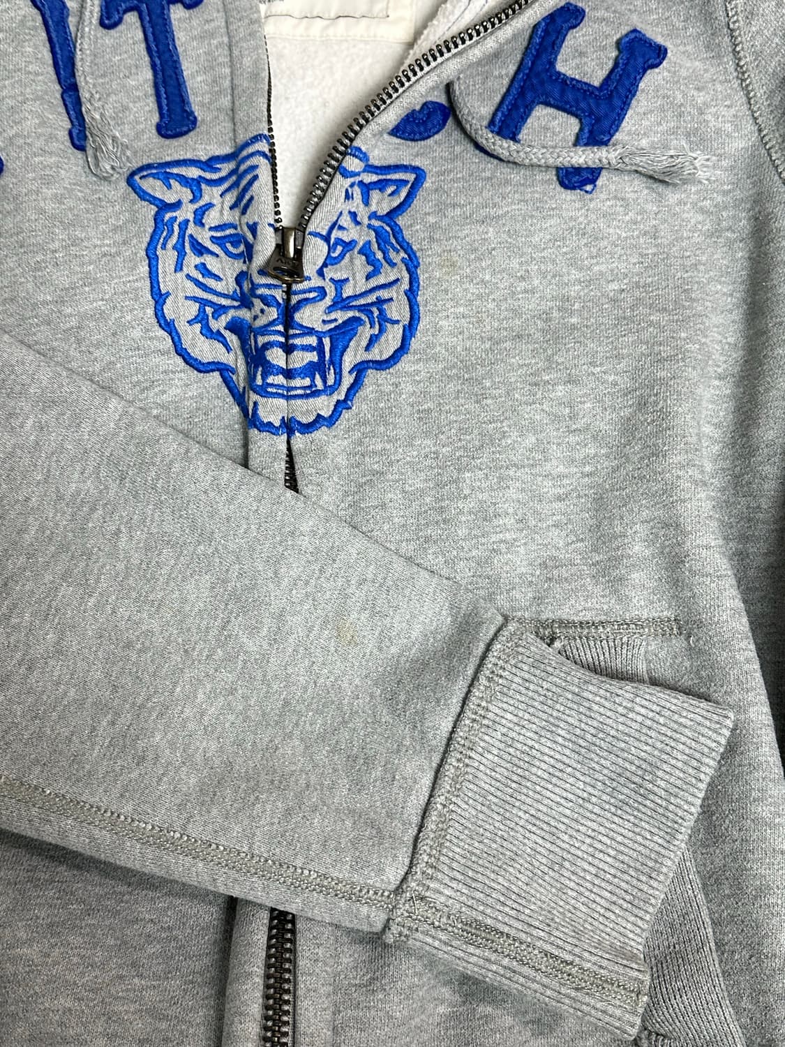 아베크롬비 후드 집업 그레이 빈티지 라지 상품이미지9