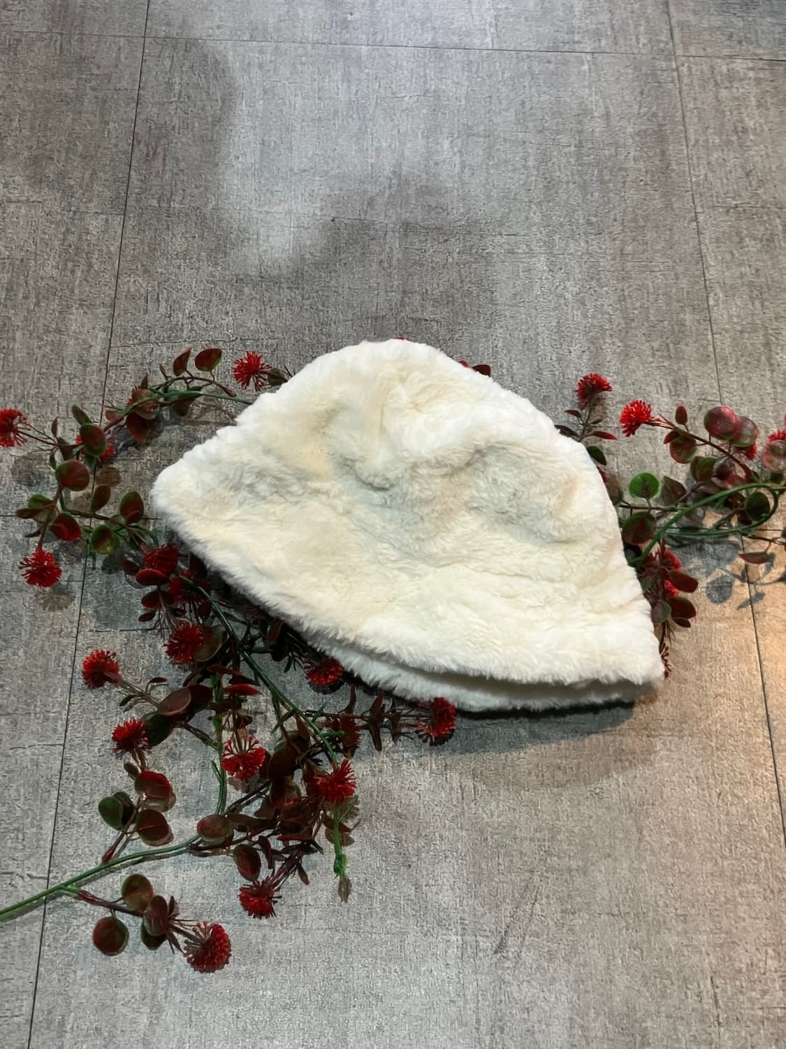 일본빈티지 bitlr 핀터깔y2k 올드스쿨아메카지 퍼 벙거지모자 상품이미지1