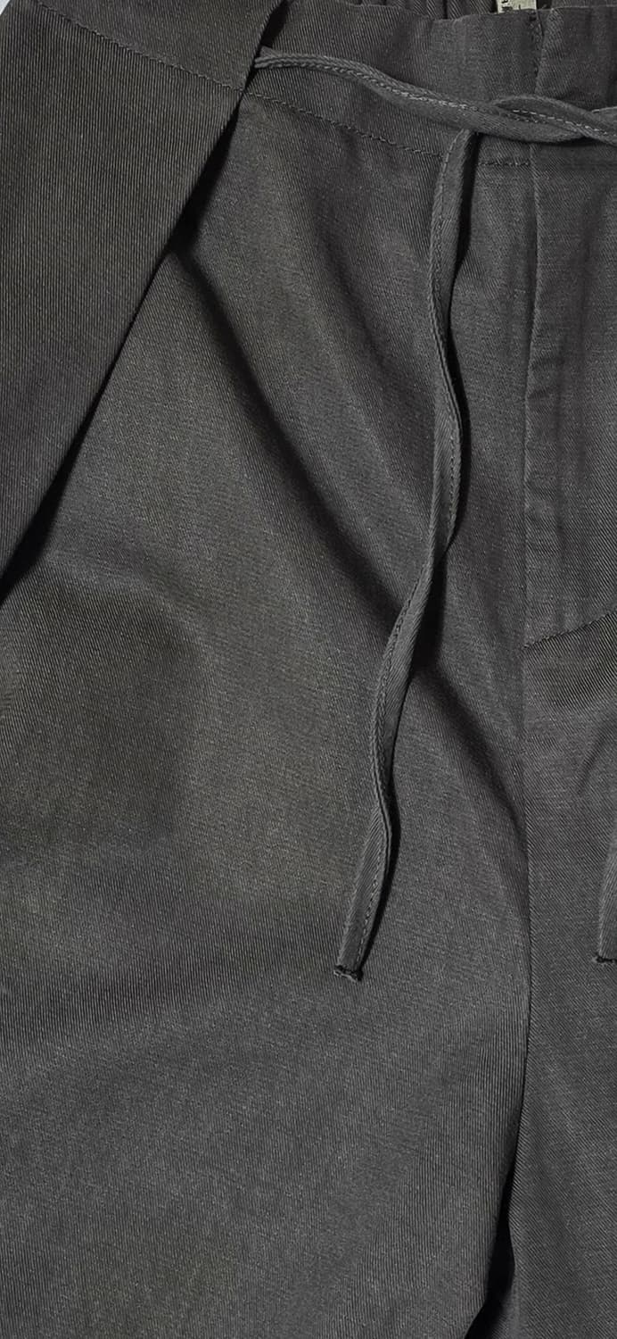 다크 그레이 와이드 밴딩 팬츠 Free 상품이미지4