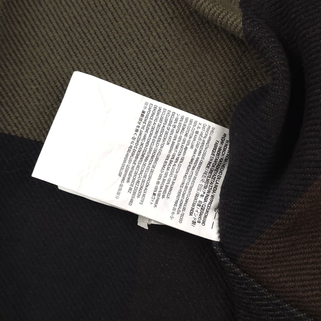 반스 코튼 체크셔츠 (M) 상품이미지5