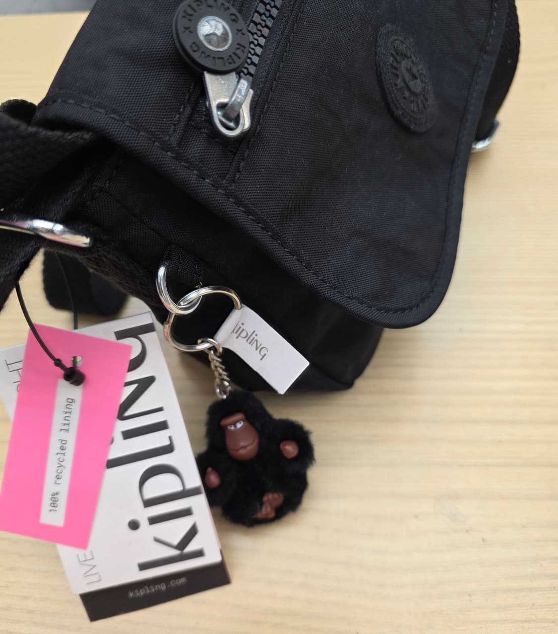 새상품)키플링 미니 크로스백 블랙 상품이미지8