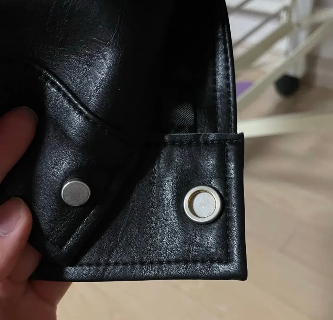 dared sleeve 2belted leather jacket 데어드 상품이미지2