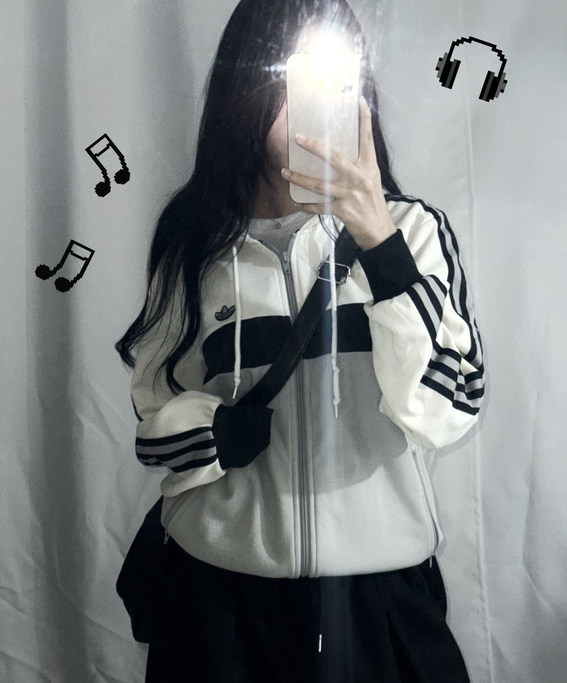 🐰아디다스 미니 파이어버드 대대장 희귀매물 후드집업🖤 상품이미지1