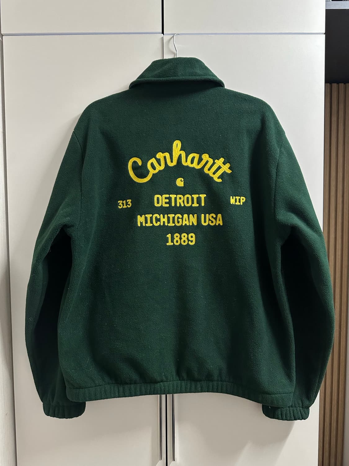 칼하트 플리스 자켓 녹색 M 상품이미지1