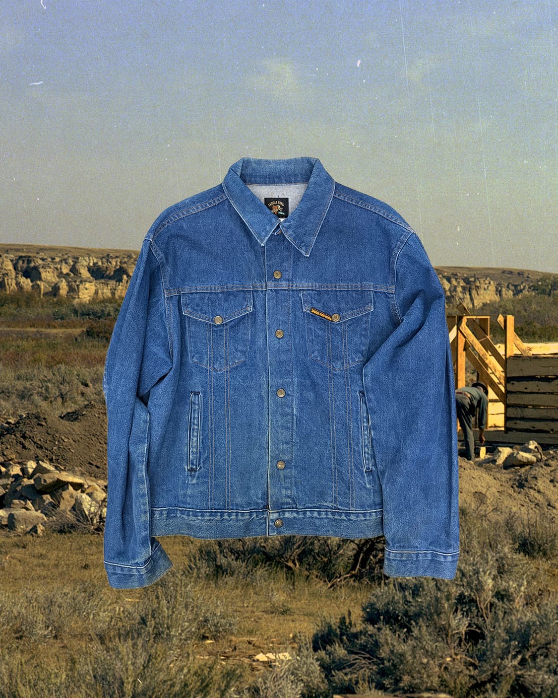 90s USA 데님 트러커 자켓 상품이미지1