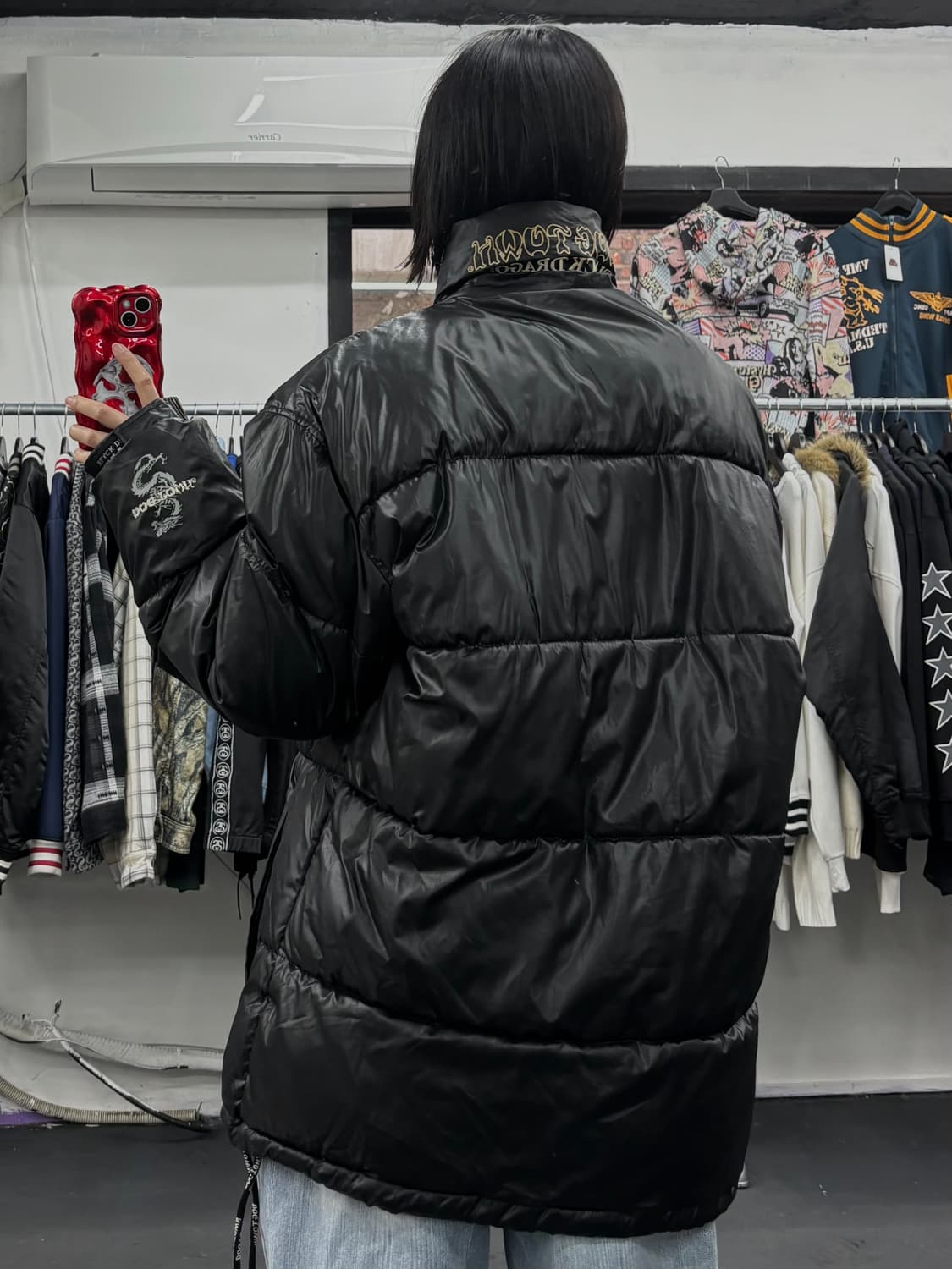 도그타운 블랙드래곤 퍼 후그 패딩 상품이미지6