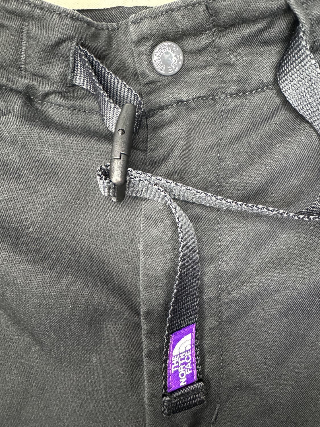 노스페이스 퍼플라벨 바이 나나미카 트윌 와이드팬츠 블랙 30 상품이미지3