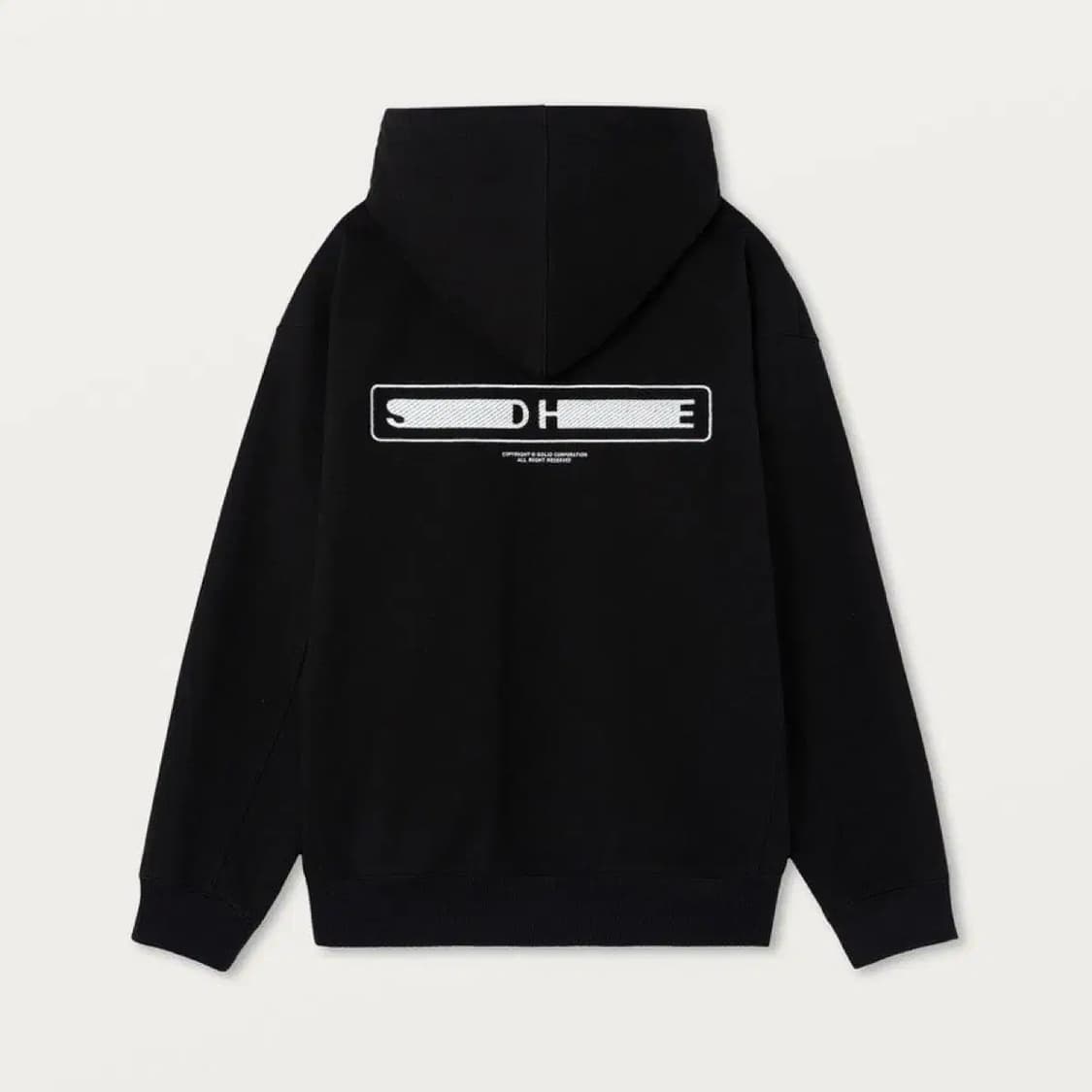 솔리드 옴므 백로고 후드티 50 상품이미지1