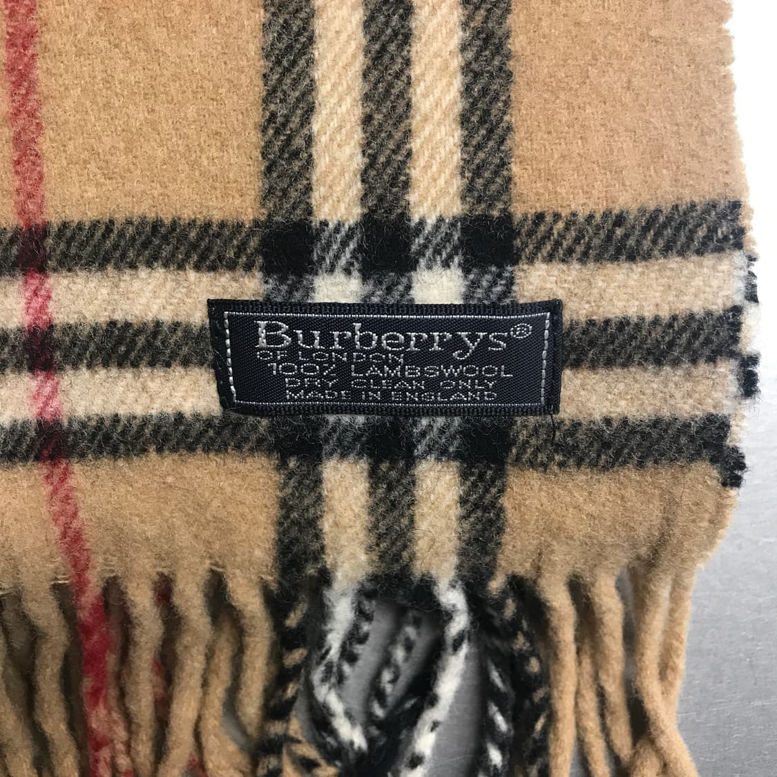 버버리 정품 램스울 머플러 베이지 상품이미지3