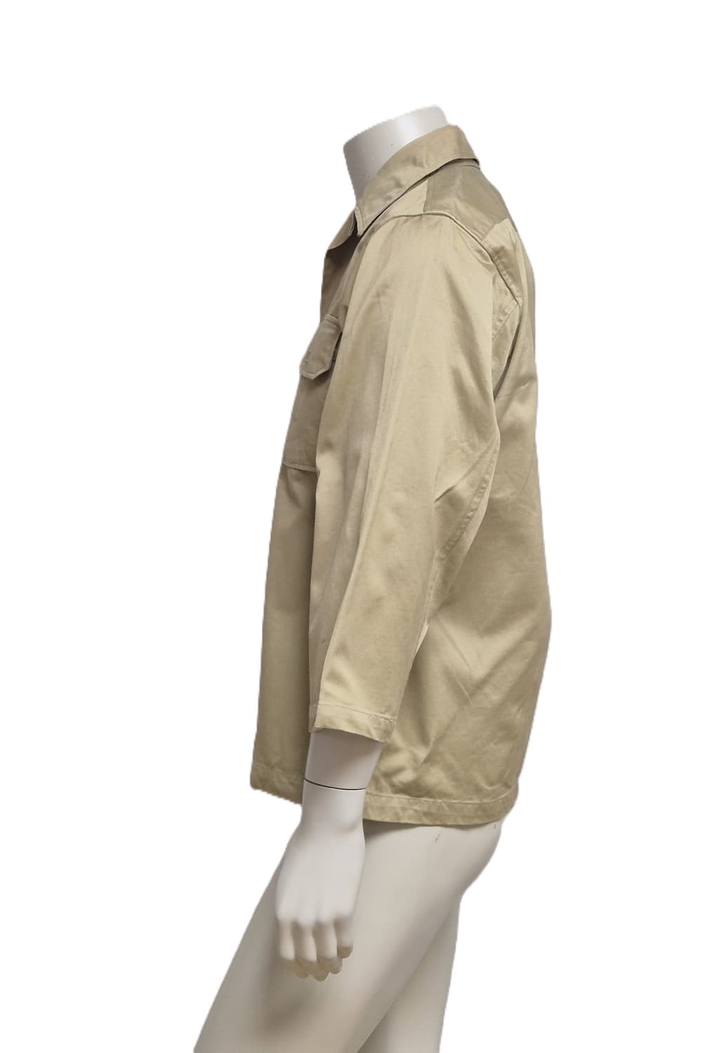 육군 구형 정복 전투복 상의 카키 긴팔 카라티 셔츠 남방 (S) 상품이미지2