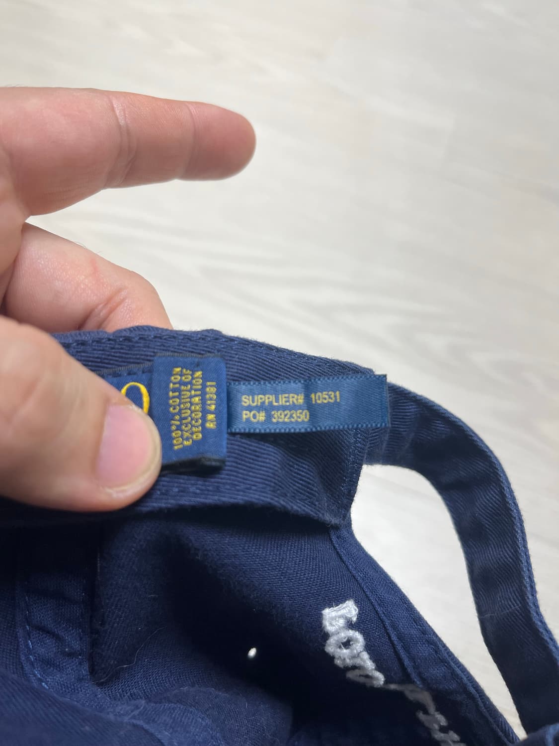 폴로 곰돌이 6패널 볼캡 상품이미지7