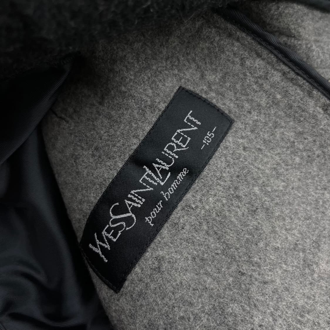 입생로랑 딥 차콜 카라 자켓 105 상품이미지5