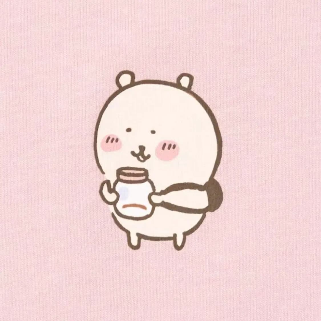 일본판 유니클로)한정판 치이카와x농담곰 콜라보 핑크반팔티 xl 상품이미지2