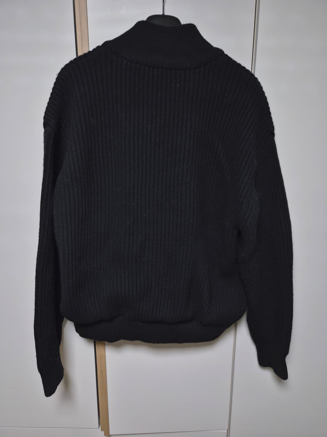 아모멘토 풀 니들 블루종 니트집업 상품이미지6