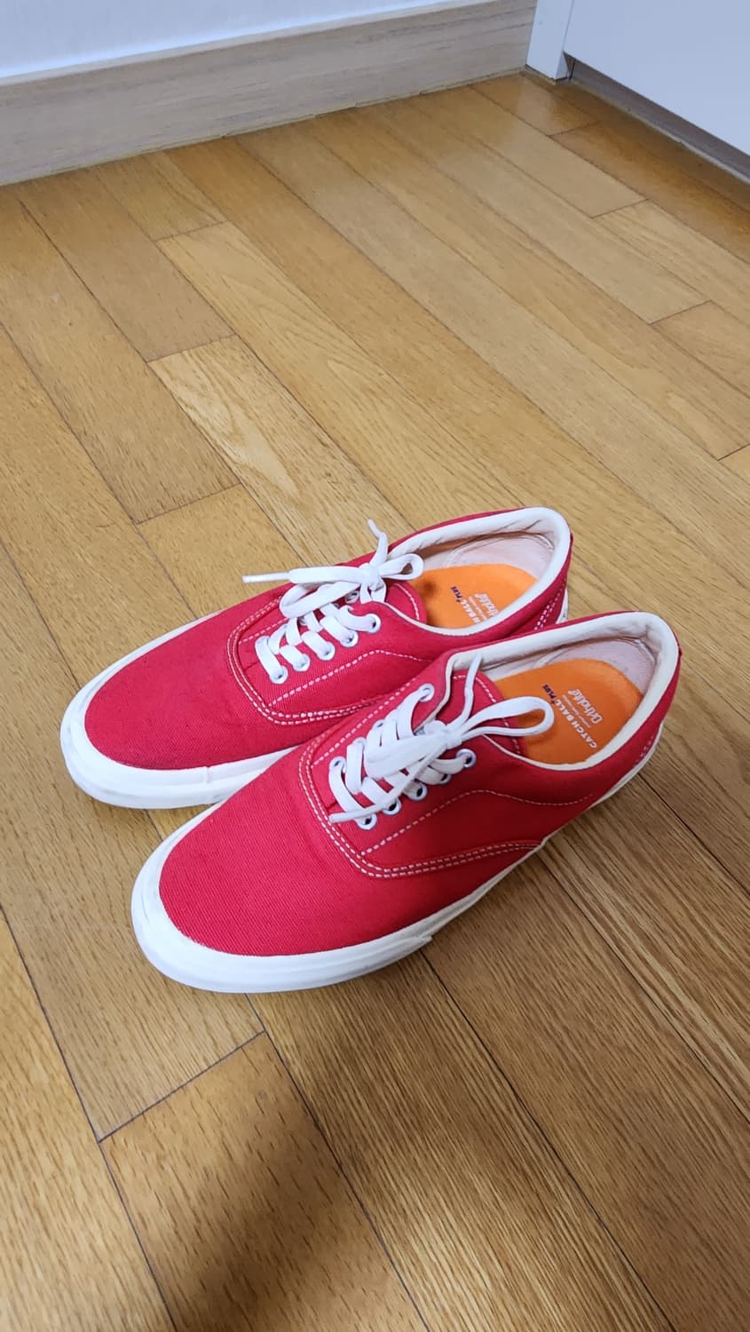 캐치볼 캔버스화 레드 260 상품이미지1