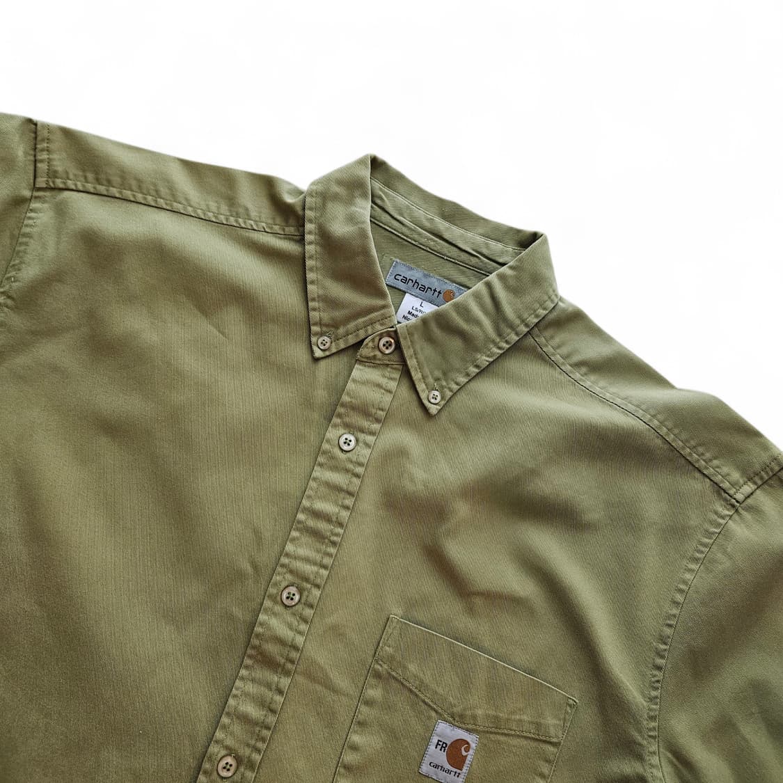 FR칼하트 면 오버핏 긴팔셔츠 L 상품이미지3