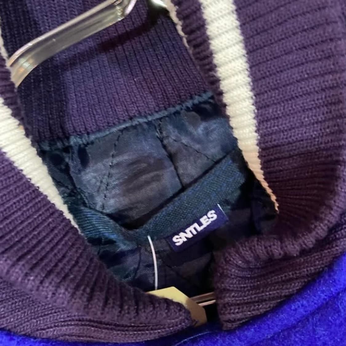 Saintless Sir Frog 빅로고 바시티 자켓 상품이미지4