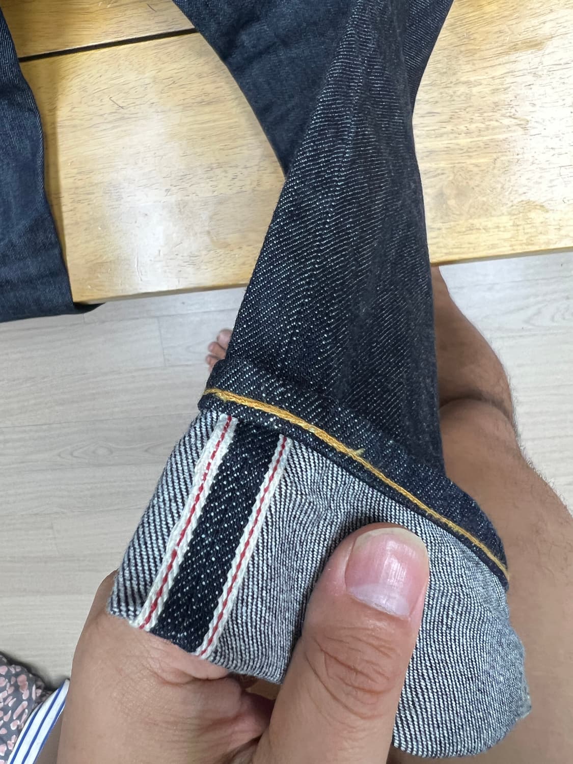 데밀  히시모토 하드 16.5oz 셀비지 데님 28 (012P와 유사) 상품이미지7