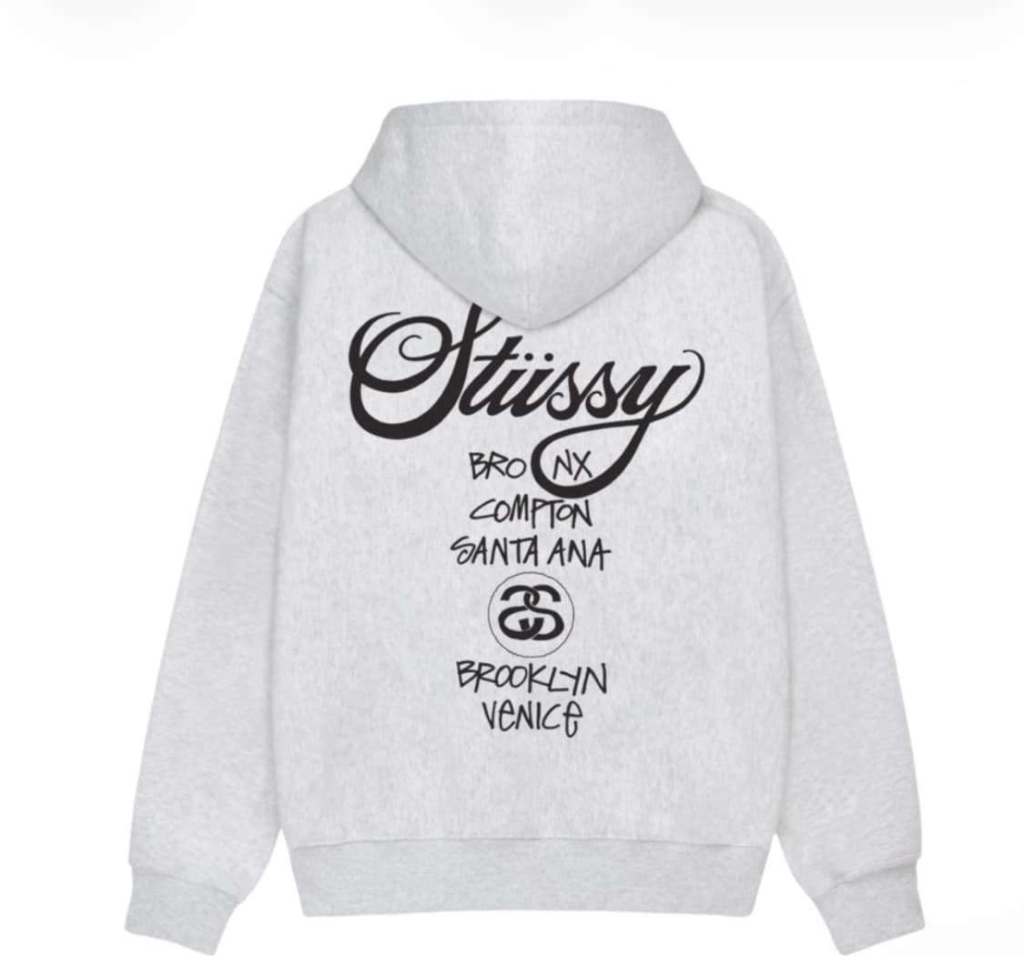 스투시 월드투어 후드집업 M 상품이미지2