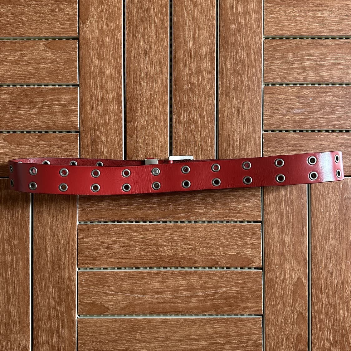 Edwin double eyelet leather belt 상품이미지3