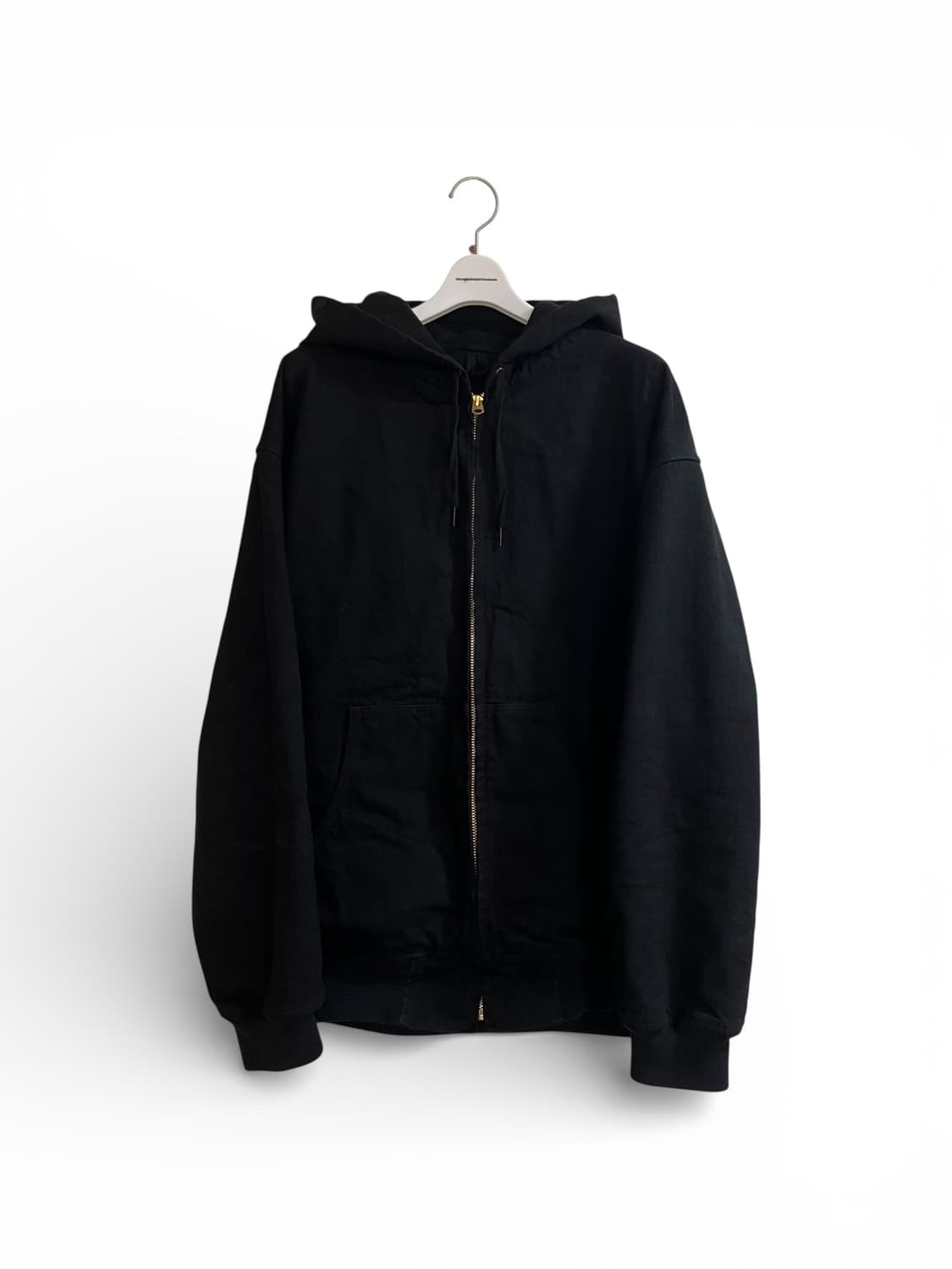 [3] 25AW comoli 코모리 블랙데님 집파카 후드 블랙 상품이미지1