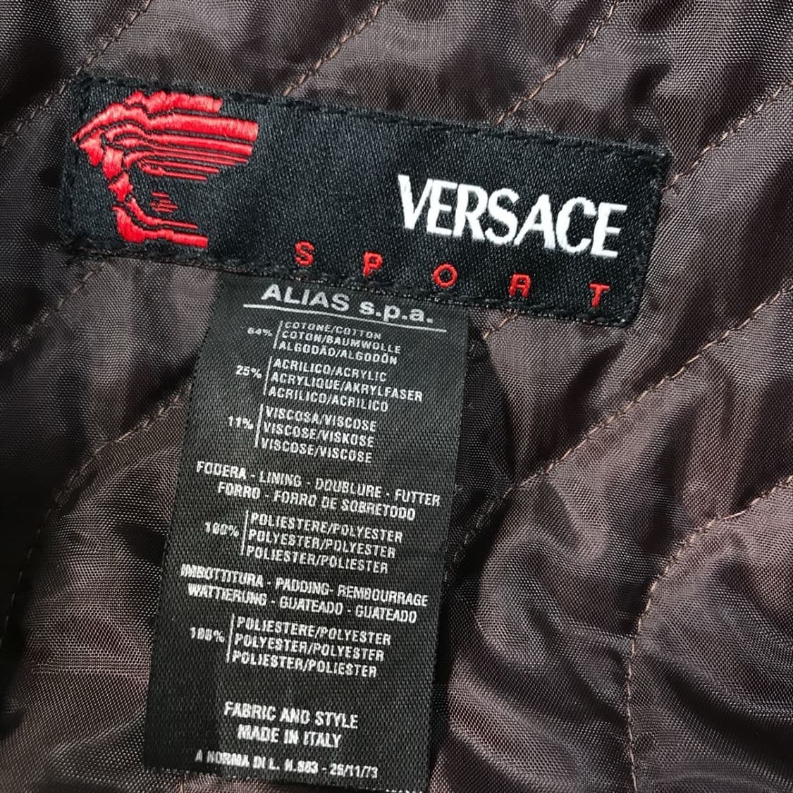 Versace 90s 스웨이드 카코트 상품이미지6